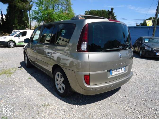 Left hand drive RENAULT GD ESPACE 2.0 DCI 150 7 SEATS FRENCH REG